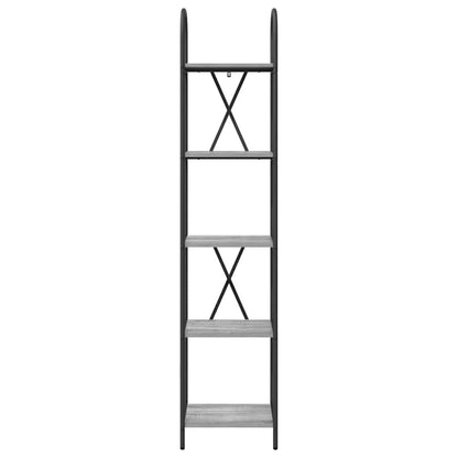 Libreria Grigio Sonoma 40 x 30 x 183 cm Legno multistrato