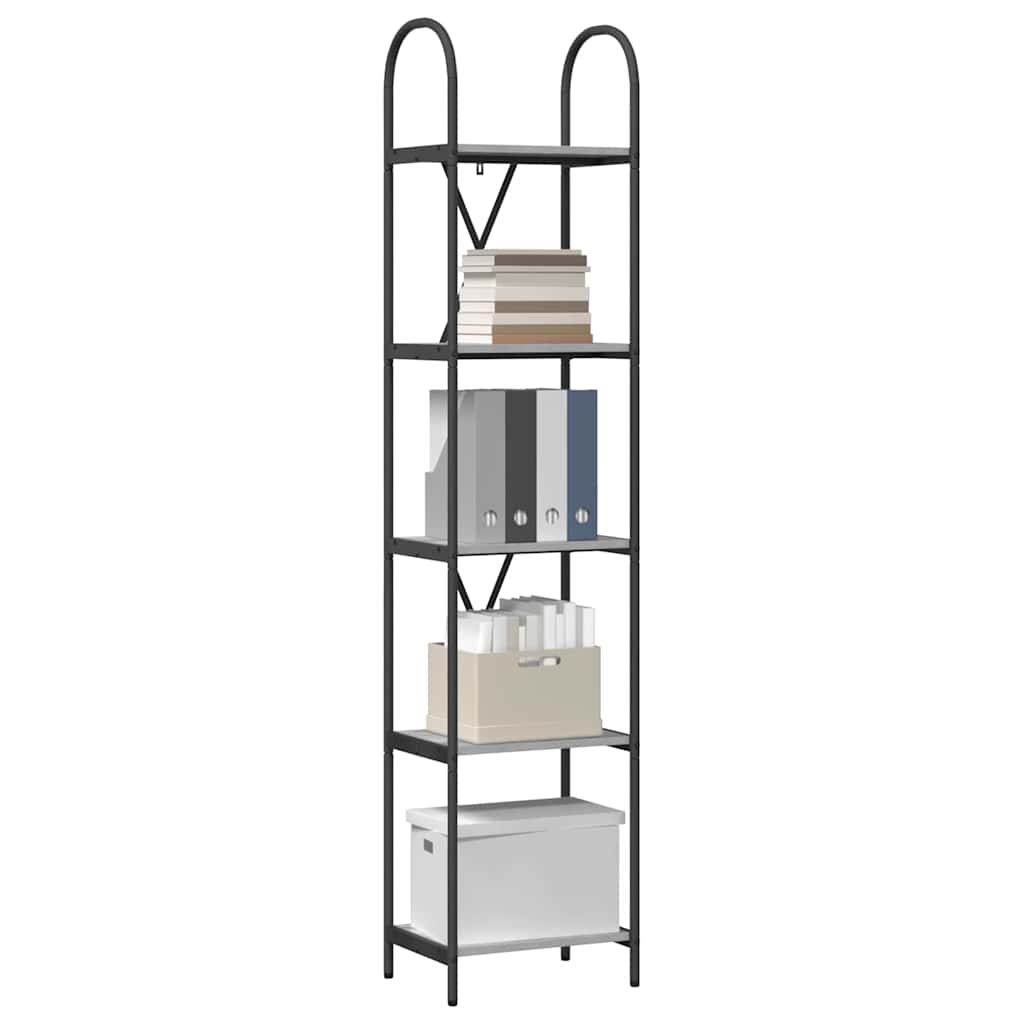 Libreria Grigio Sonoma 40 x 30 x 183 cm Legno multistrato