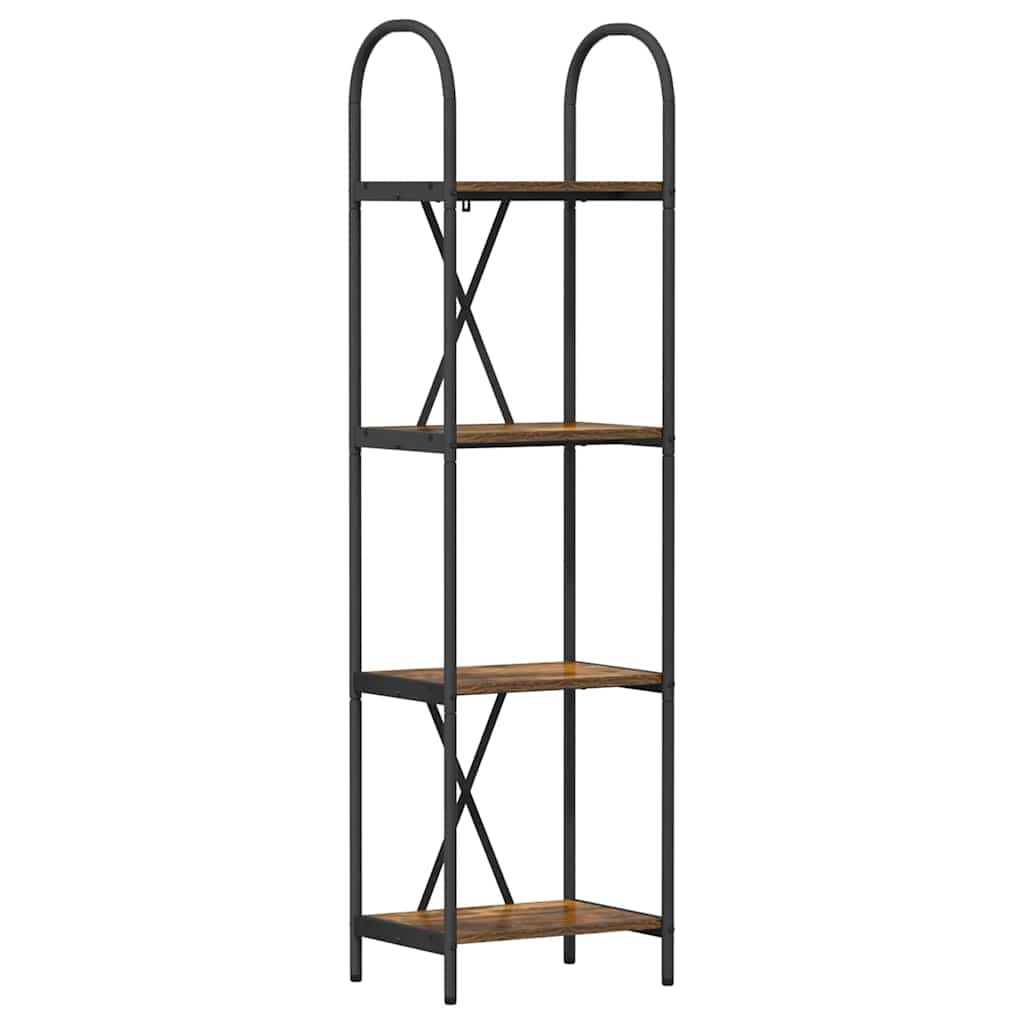 Libreria Rovere fumÃƒÂ© 40 x 30 x 146 cm Legno multistrato