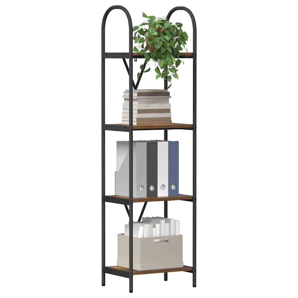 Libreria Rovere fumÃƒÂ© 40 x 30 x 146 cm Legno multistrato