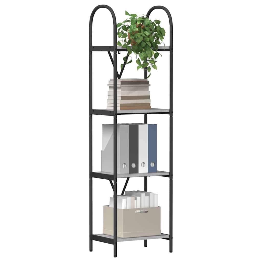 Libreria Grigio Sonoma 40 x 30 x 146 cm Legno multistrato