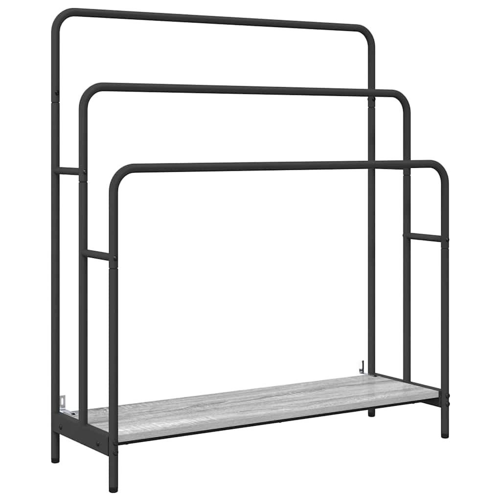 Appendiabiti Grigio Sonoma 90 x 30 x 100,5 cm Legno multistrato
