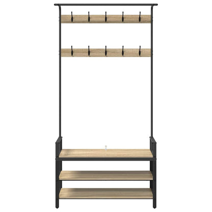 Appendiabiti Rovere Sonoma 95 x 34 x 184 cm Legno multistrato