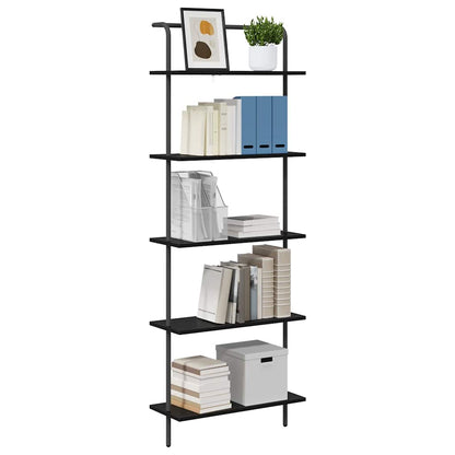 Libreria Rovere Nero 60 x 24 x 168 cm Legno multistrato