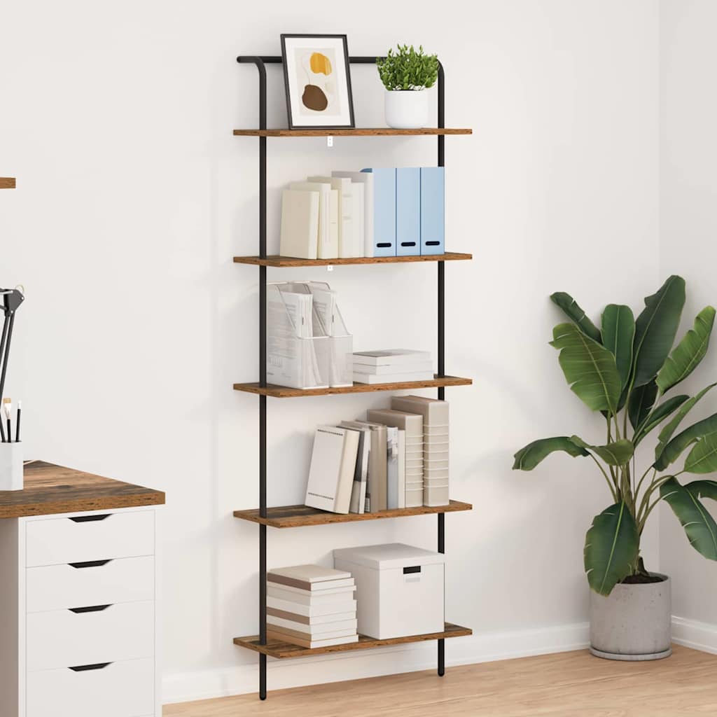Libreria Legno vecchio 60 x 24 x 168 cm Legno multistrato