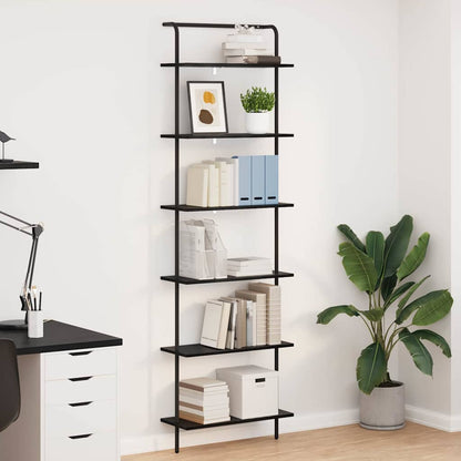 Libreria Rovere Nero 60 x 24 x 203 cm Legno multistrato