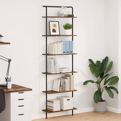 Libreria Rovere fumÃƒÆ’Ã‚Â© 60 x 24 x 203 cm Legno multistrato
