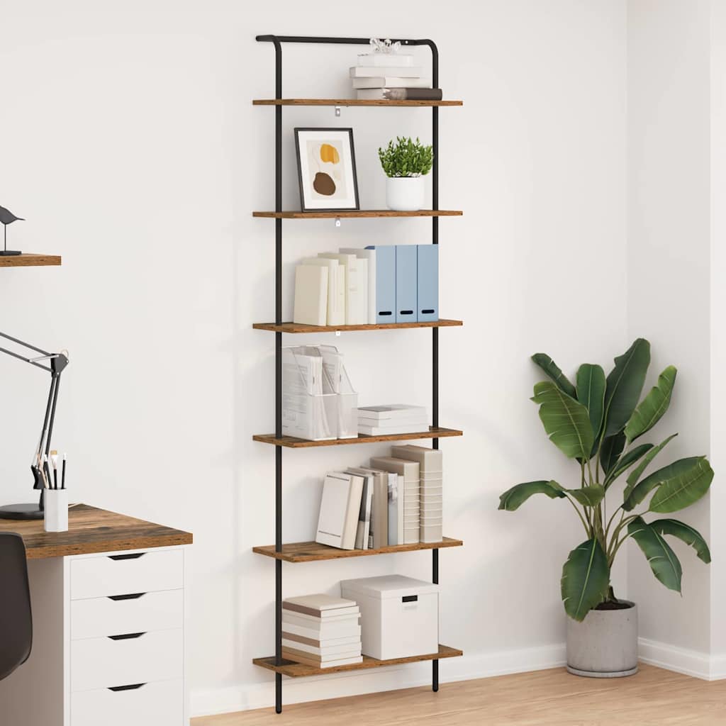 Libreria Legno vecchio 60 x 24 x 203 cm Legno multistrato