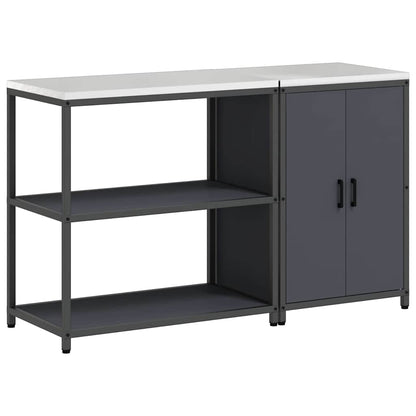 Set di Stoccaggio per Cucina con lo scaffale 2 pcs Antracite