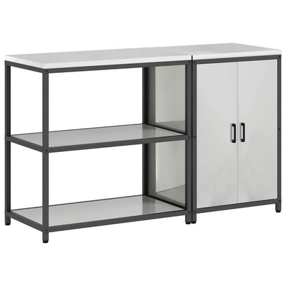 Set di Stoccaggio per Cucina 2 pcs Argento Acciaio zincato