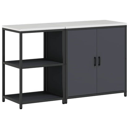 Set di Stoccaggio per Cucina con lo scaffale 2 pcs Antracite