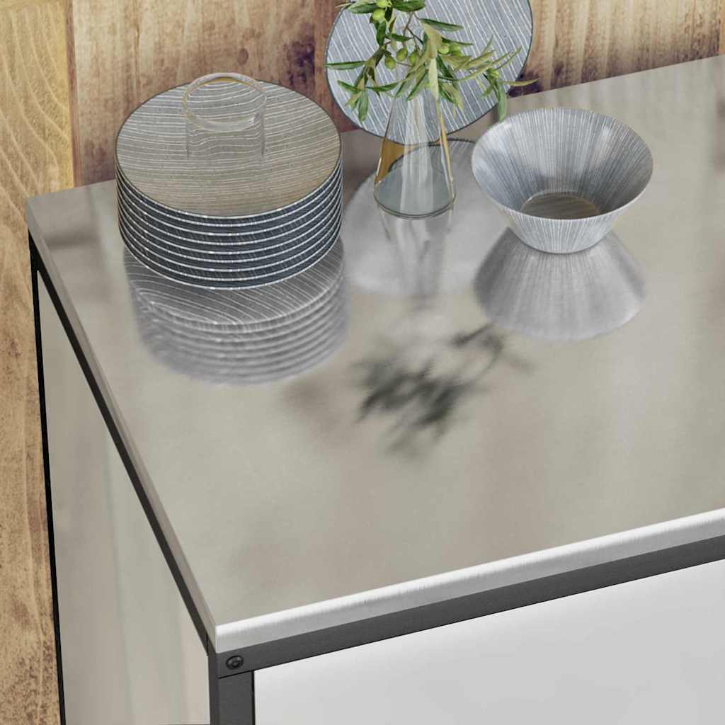 Set di Stoccaggio per Cucina 2 pcs Argento Acciaio zincato