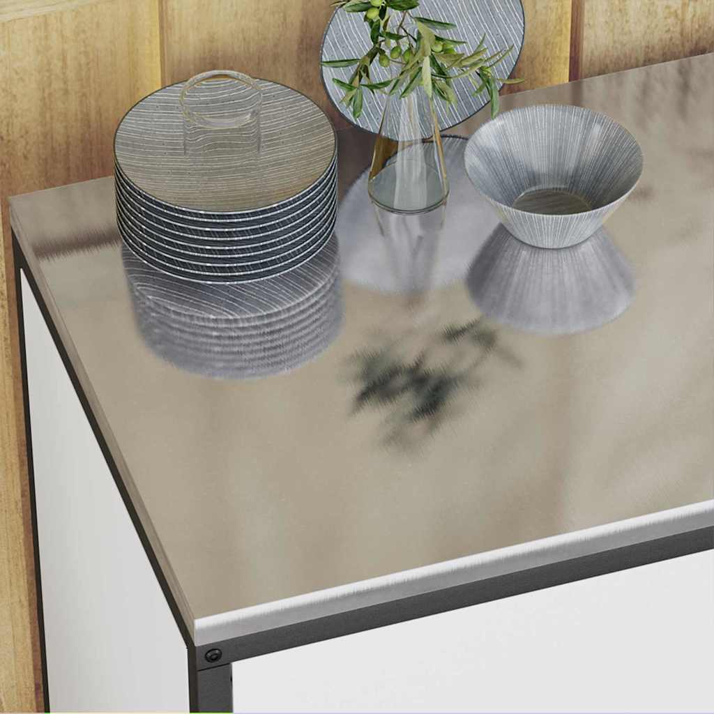 Set di Stoccaggio per Cucina con lo scaffale 3 pcs Bianco