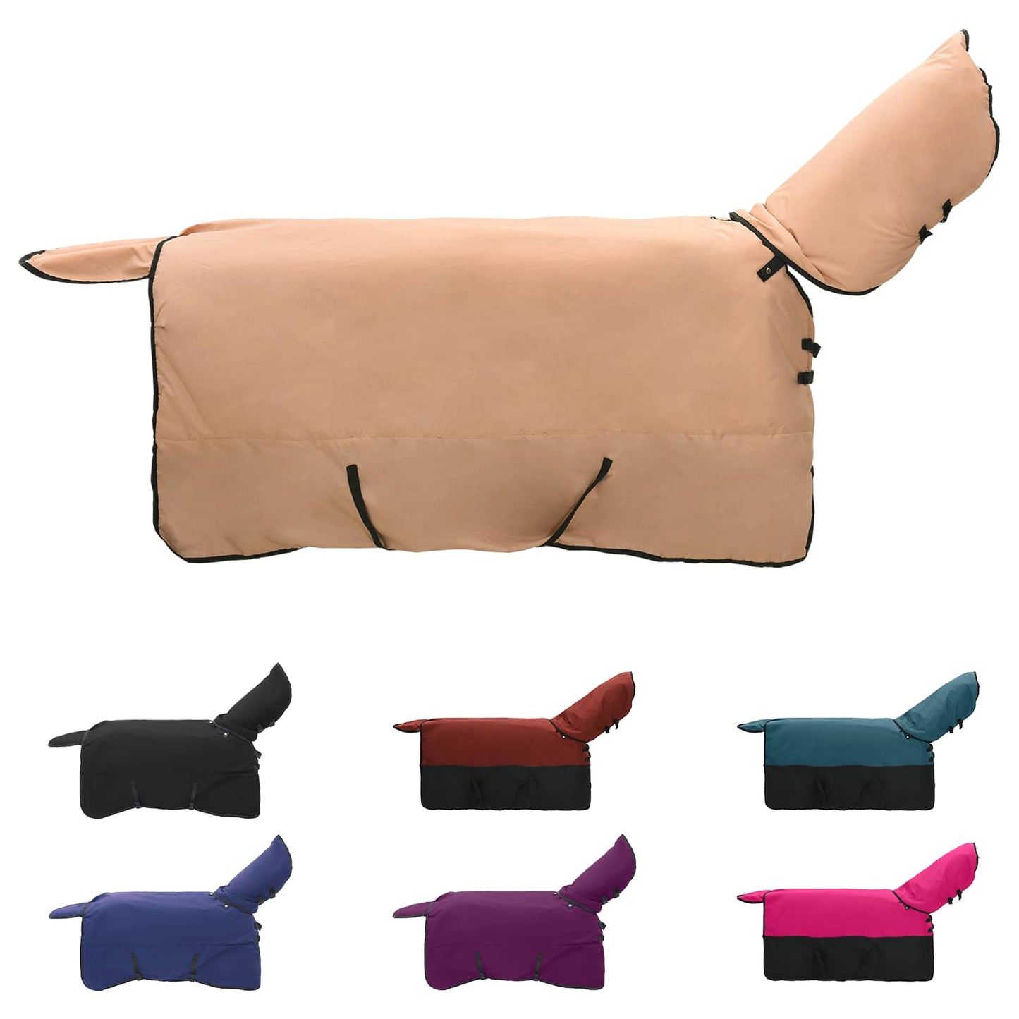 Coperta per Cavalli Cappuccino 105 cm Poliestere