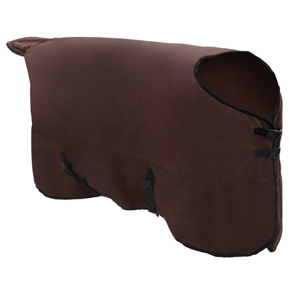 Coperta per Cavalli Marrone Scuro Completo Poliestere