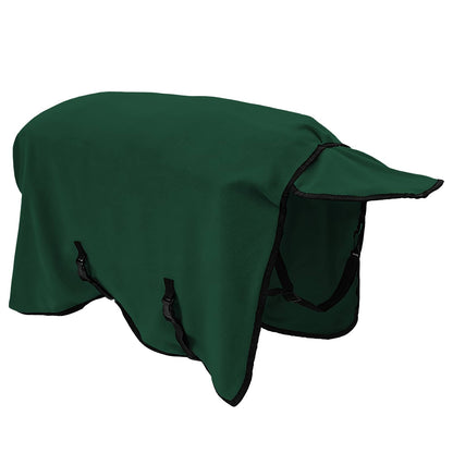 Coperta per Cavalli Verde scuro completo Poliestere
