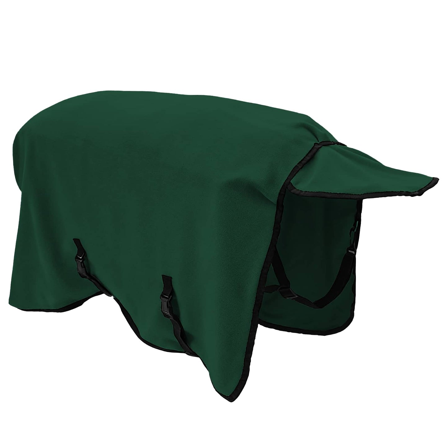 Coperta per Cavalli Verde scuro completo Poliestere