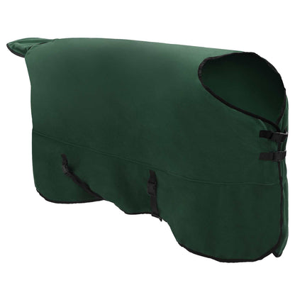 Coperta per Cavalli Verde scuro completo Poliestere