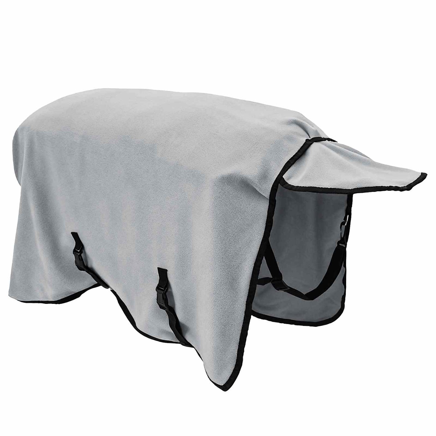 Coperta per Cavalli Grigio chiaro e rosa completo Poliestere