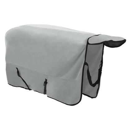 Coperta per Cavalli Grigio chiaro e rosa completo Poliestere