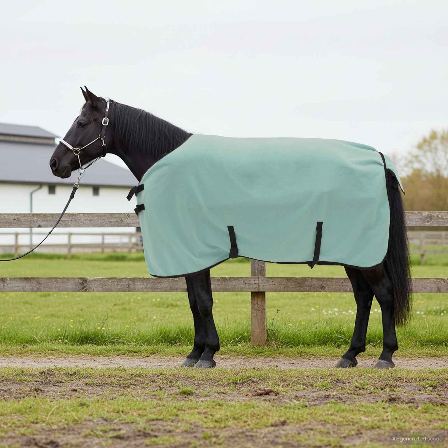 Coperta per Cavalli Verde speciale Poliestere