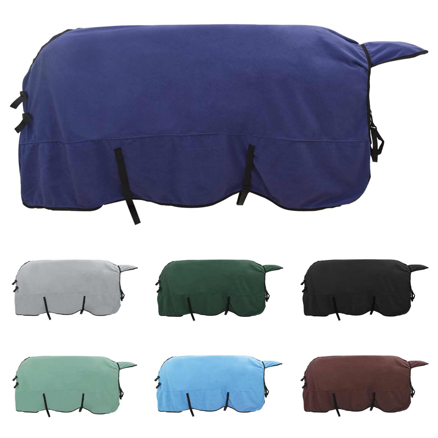 Coperta per Cavalli Blu navy 125 cm Poliestere