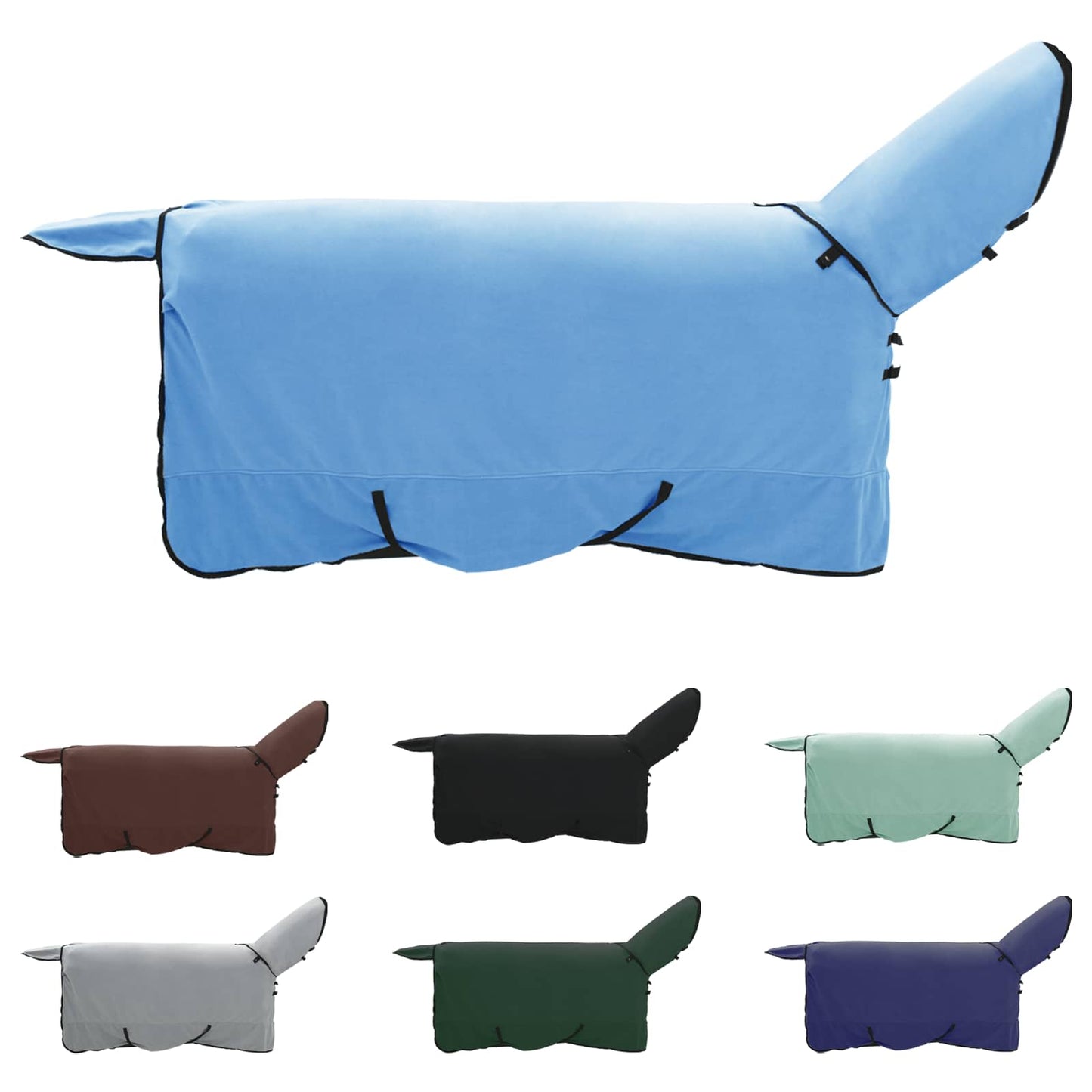 Coperta per Cavalli Aqua Completo Poliestere