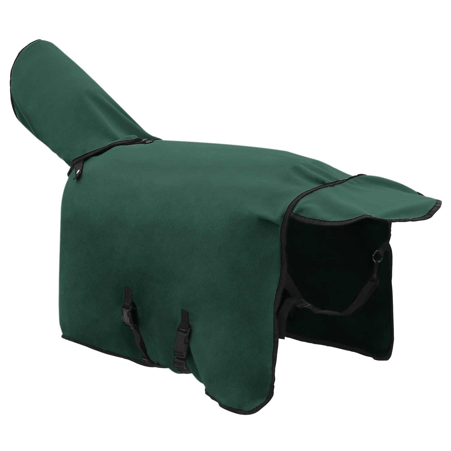 Coperta per Cavalli Verde scuro completo Poliestere