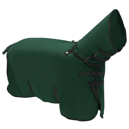 Coperta per Cavalli Verde scuro completo Poliestere