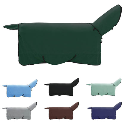 Coperta per Cavalli Verde scuro completo Poliestere