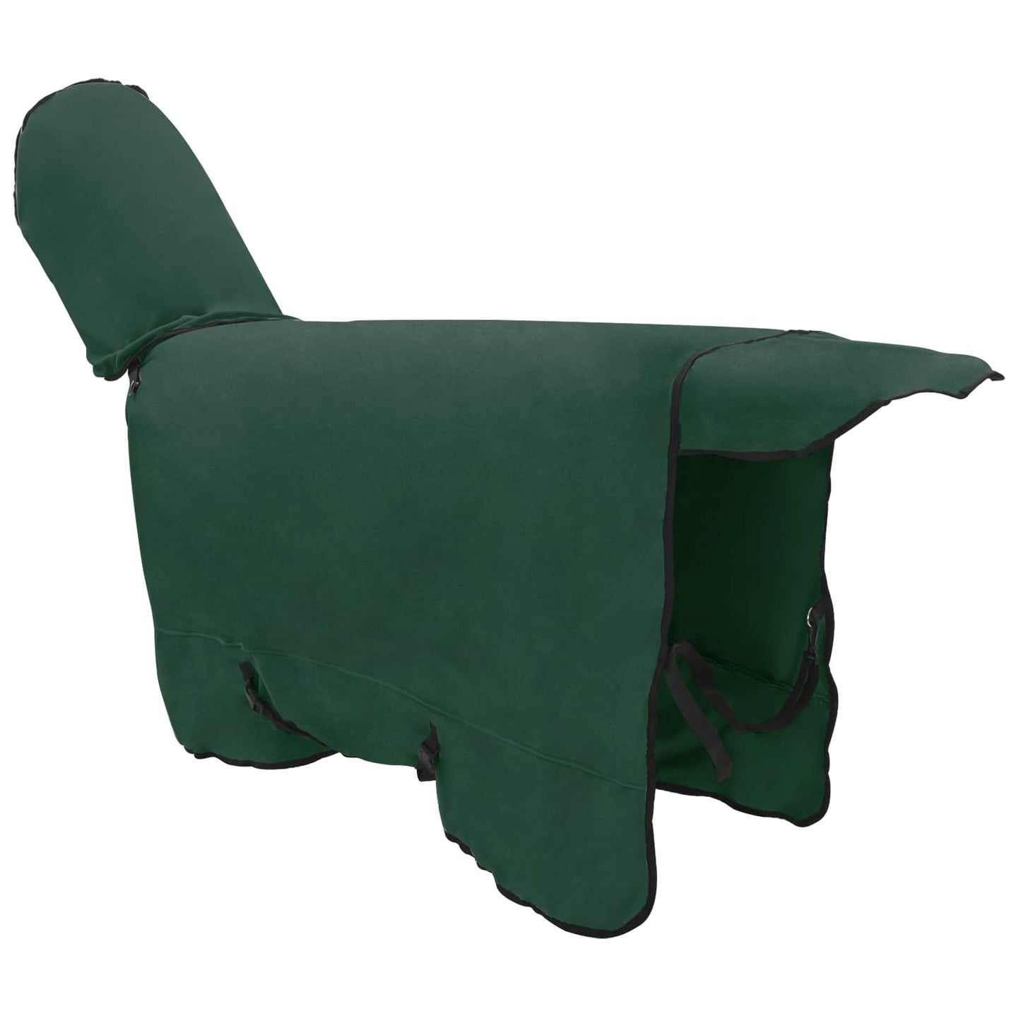 Coperta per Cavalli Verde scuro completo Poliestere