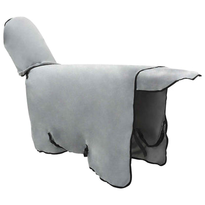 Coperta per Cavalli Grigio chiaro e rosa completo Poliestere