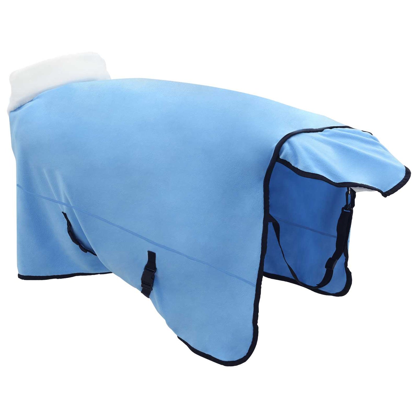 Coperta per Cavalli Aqua Completo 145 cm Felpa in pile