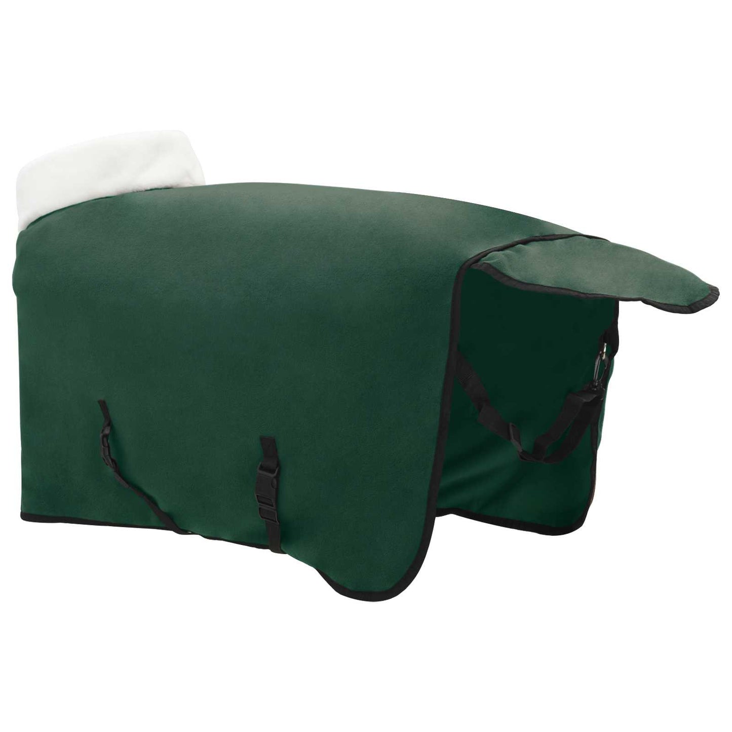 Coperta per Cavalli Verde scuro completo 75 cm Felpa in pile