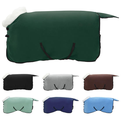 Coperta per Cavalli Verde scuro completo 105 cm Felpa in pile
