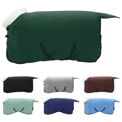 Coperta per Cavalli Verde scuro completo 165 cm Felpa in pile