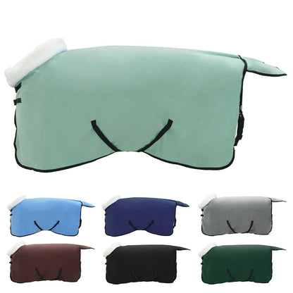 Coperta per Cavalli Verde scuro completo 75 cm Felpa in pile