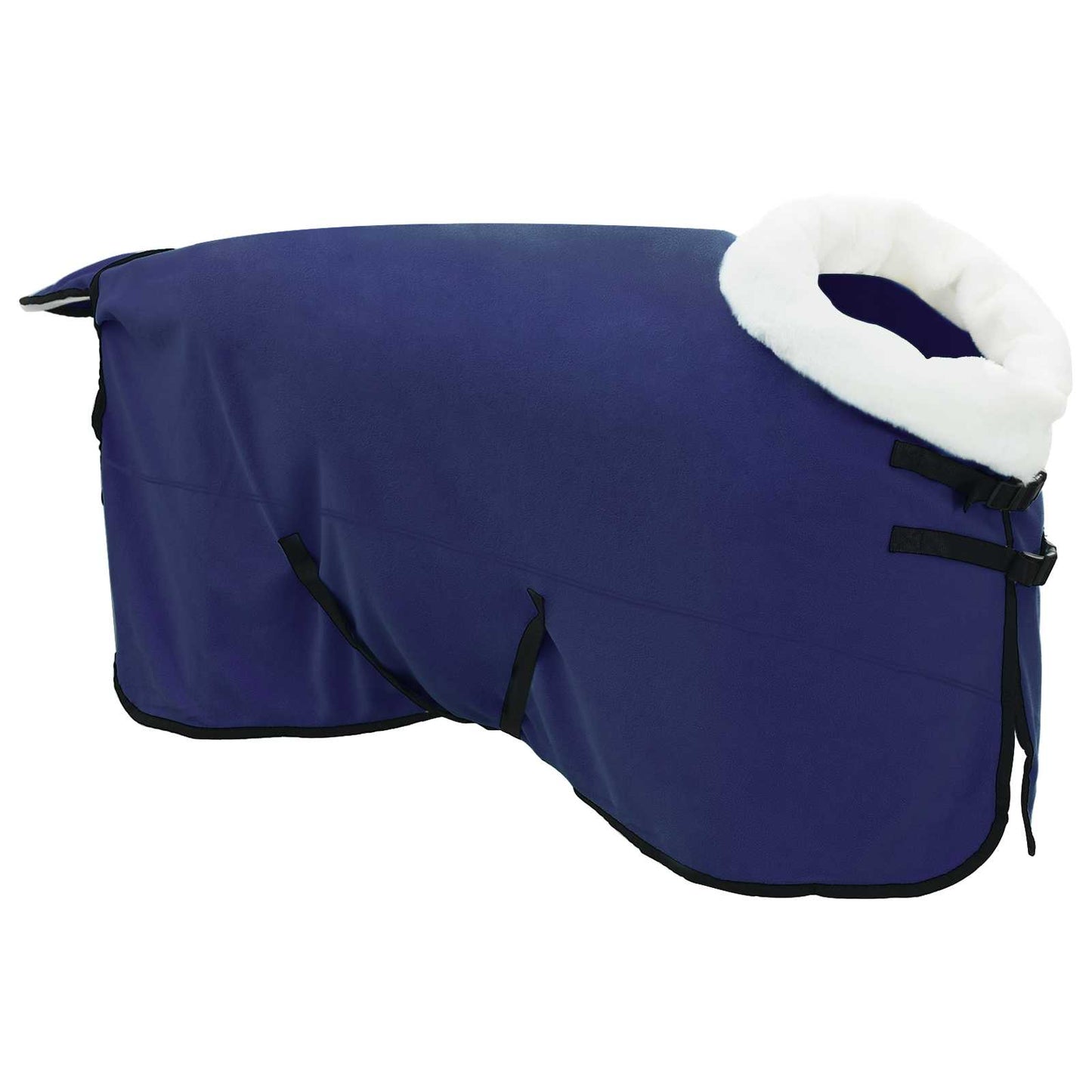 Coperta per Cavalli Blu navy 165 cm Felpa in pile