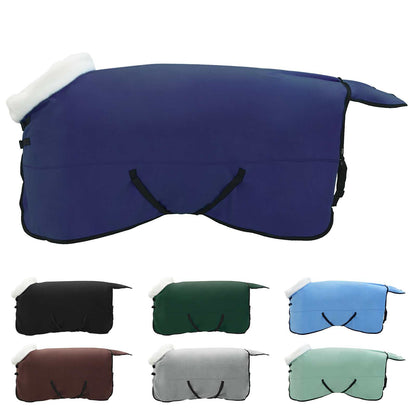 Coperta per Cavalli Blu navy 165 cm Felpa in pile
