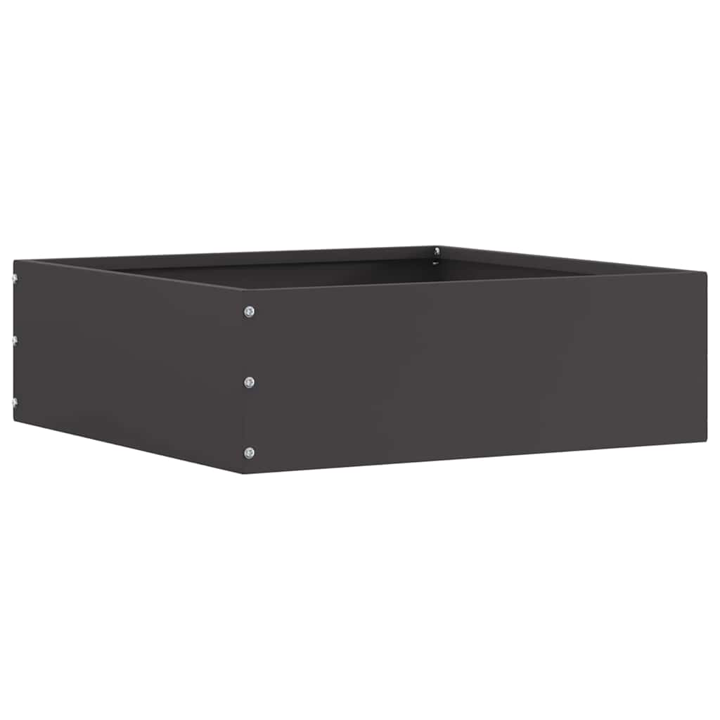 Bordura per Prato Nero 40 x 40 x 13 cm Acciaio