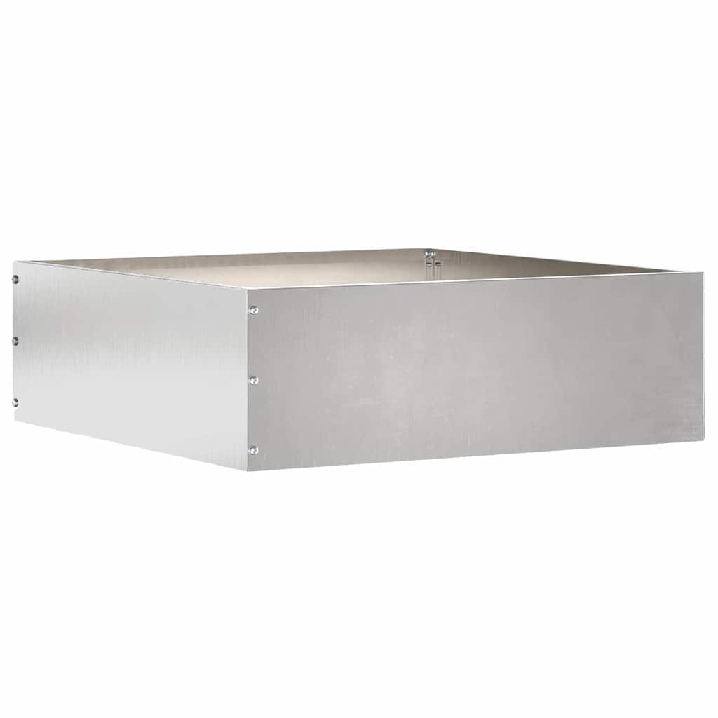 Bordura per Prato Argento 40 x 40 x 13 cm Acciaio inossidabile