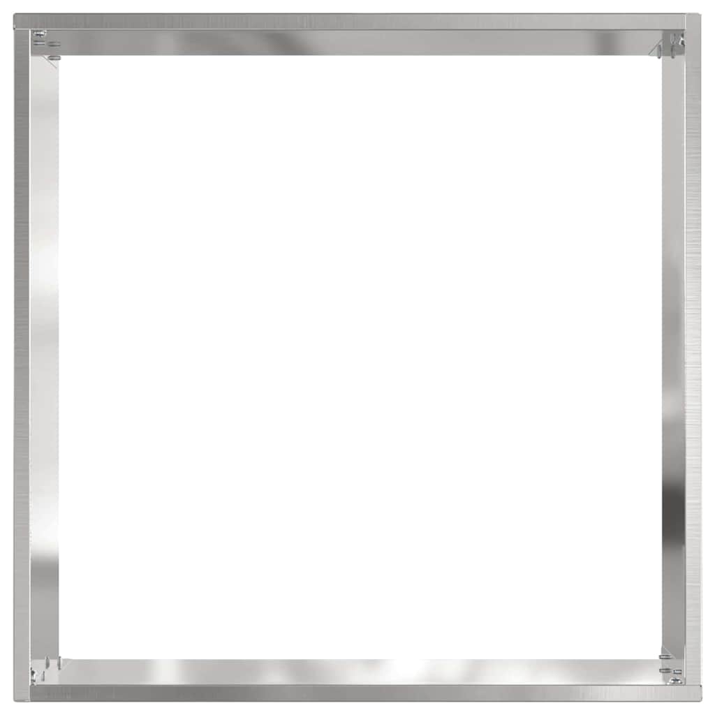 Bordura per Prato 6 pcs Argento 40 x 40 x 13 cm
