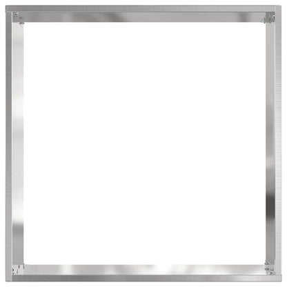 Bordura per Prato 6 pcs Argento 40 x 40 x 13 cm