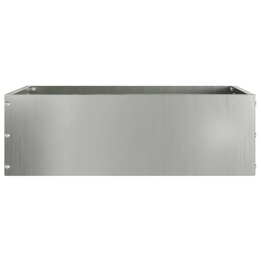 Bordura per Prato Argento 40 x 40 x 13 cm Acciaio zincato