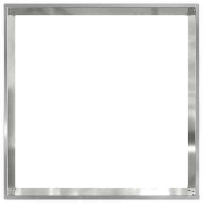 Bordura per Prato 6 pcs Argento 40 x 40 x 13 cm Acciaio zincato