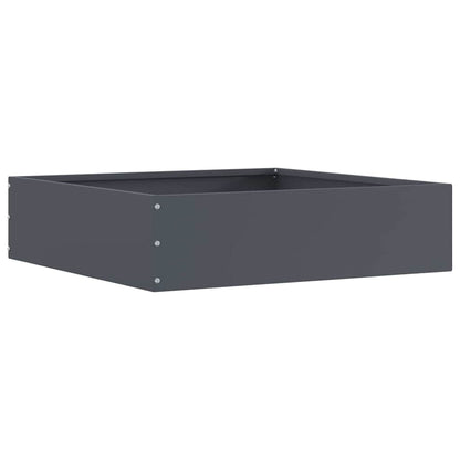 Bordura per Prato Antracite 50 x 50 x 13 cm Acciaio