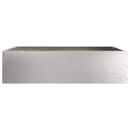 Bordura per Prato Argento 50 x 50 x 13 cm Acciaio inossidabile
