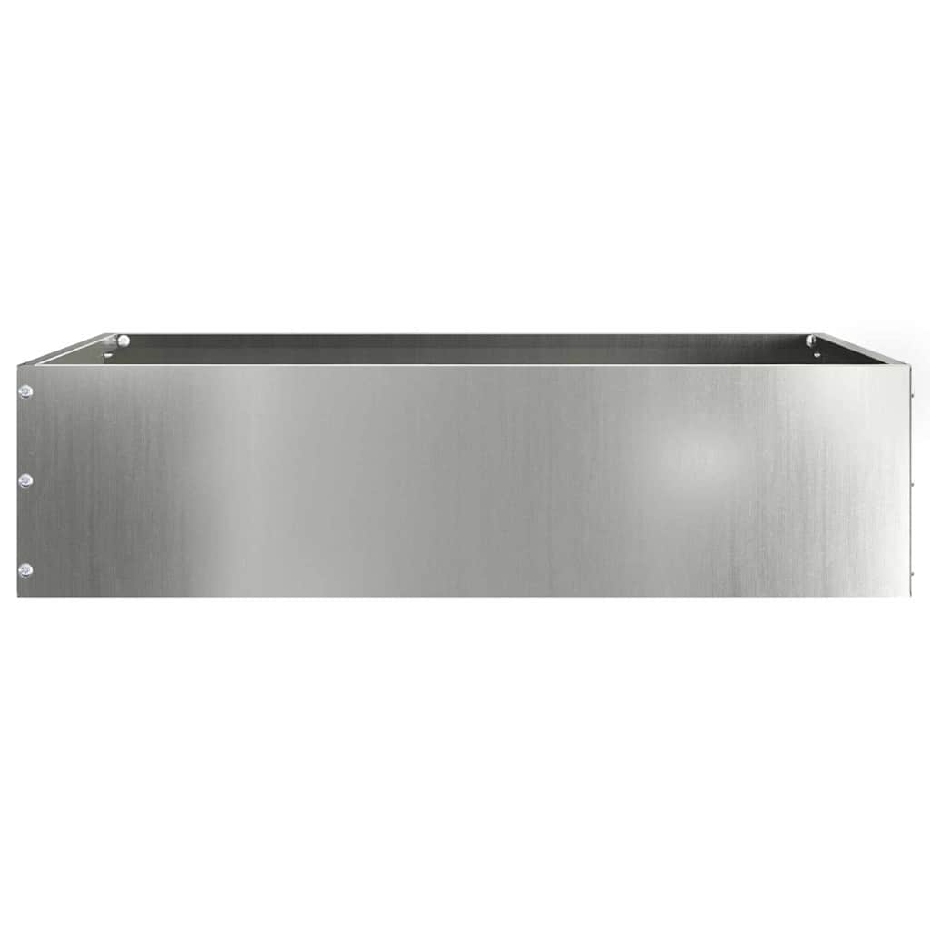Bordura per Prato Argento 50 x 50 x 13 cm Acciaio zincato