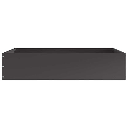 Bordura per Prato Nero 60 x 60 x 13 cm Acciaio