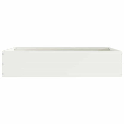 Bordura per Prato Bianco 60 x 60 x 13 cm Acciaio
